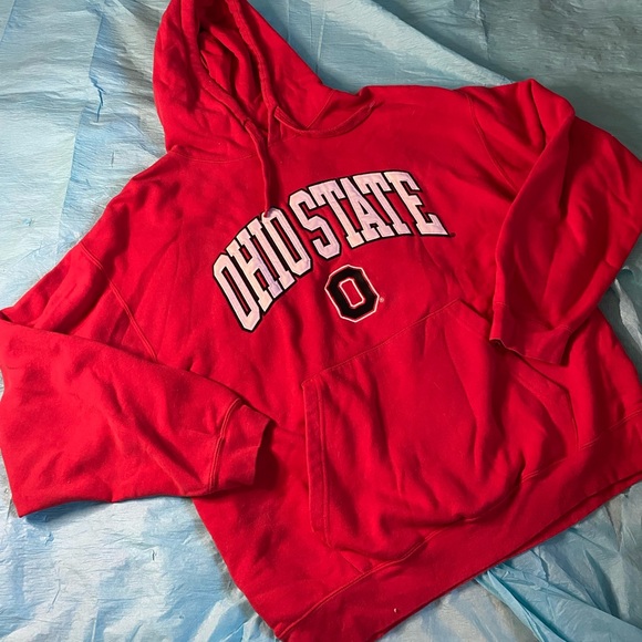VINTAGE OHIO STATE EMBROIDERED HOODIE - Picture 1 of 6
